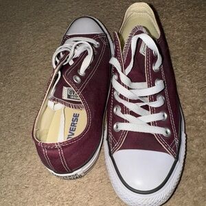 Maroon Converse